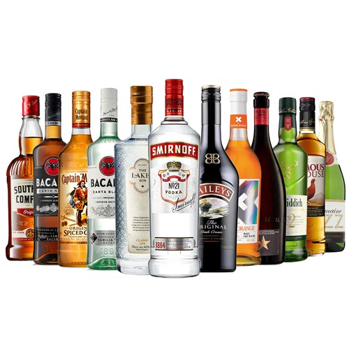 Ultimate Spirits Party Pack 12 x 70cl – Perfect for Any Celebration